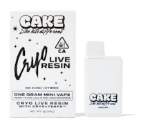 Cake - OG Kush - Live Resin - Mini Cryo Tank - 1g