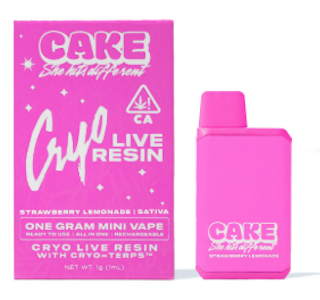 Cake - Cake - Strawberry Lemonade - Live Resin - Mini Cryo Tank - 1g