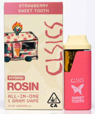 CLSICS - CLSICS - Strawberry Sweet Tooth - Live Rosin - RTU - 1g Main Image