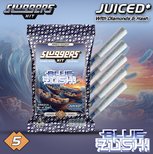 HIT SLUGGERS - SLUGGERS 3.5G Blue Zushi (Diamond Edition) Infused Preroll 5pk