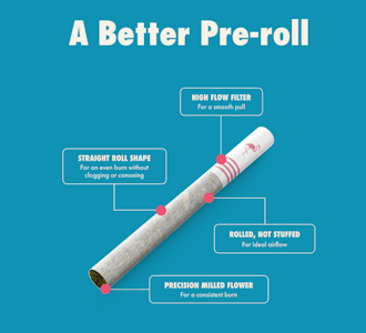 Birdies - Birdies | Light | 2:1 CBD:THC | Straight Rolls | 3pk