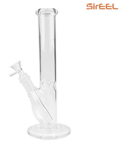 LUV BUDS - SirEEL - 10" Straight Tube Scientific Bong with Flower Bowl