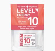 LEVEL 100mg Energy Tablet 10pk
