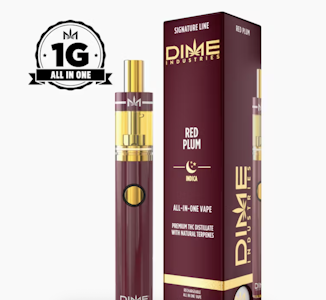 DIME INDUSTRIES - DIME 1G AIO Red Plum Disposable