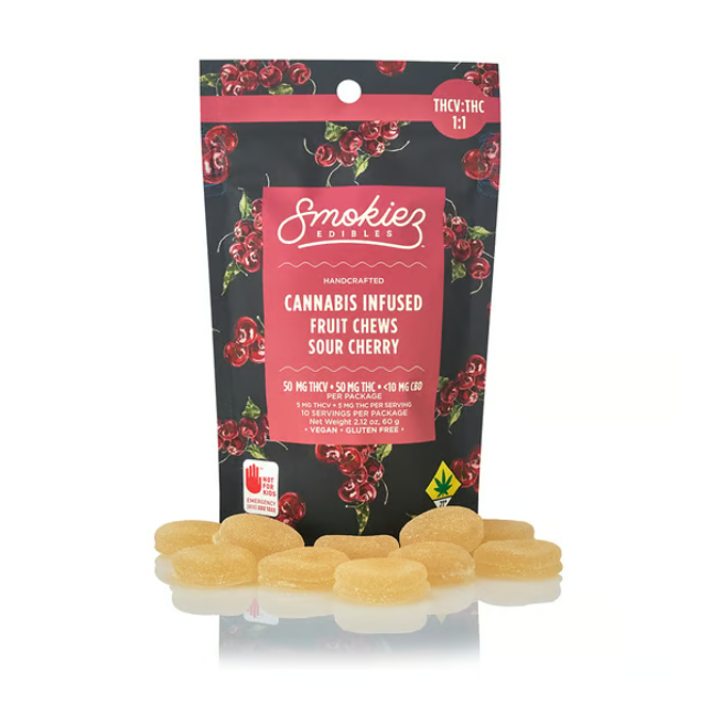 Edible - Sour Cherry - 2:1 - THC:THCV - 20PK - 100MG