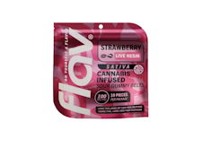 STRAWBERRY BELTS LIVE RESIN 10PK GUMMIES- FLAV 100mg