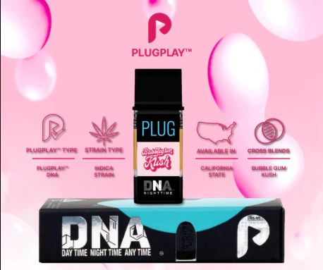 PLUGPLAY™ - Bubblegum Kush | 1g | Pod | DNA | Plug Play Main Image