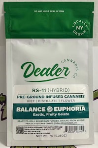 DEALER CANNABIS CO. - DEALER | RS-11 | Balance/Euphoria | 7G Preground