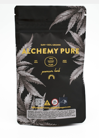 Alchemy Pure - Moonlight- Indica- 26.8% THC | Sun+Soil Grown 28g (FLOWER) | Alchemy Pure          -L12
