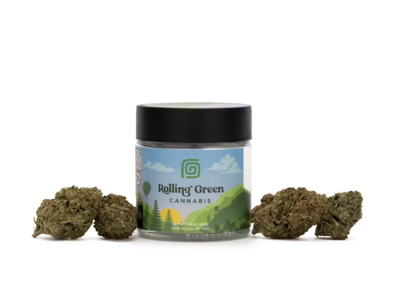 Rolling Green - Sunset Mint - 3.5g Flower Main Image