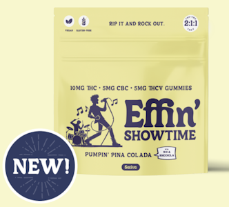 EFFIN EDIBLES - Showtime Pumpin' Pina Colada 2:1:1 THC:CBC:THCV
