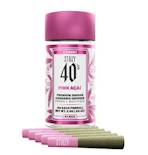 Pink Acai 40s -Hybrid- 28.23% THC | 2.5g 5pk (Infused Pre-Roll) | 29.98% TAC |  STIIIZY   -NN2 back