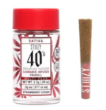 Strawberry Cough - Sativa- 2.5g 5pk (Infused Pre-Roll) | STIIIZY        -kk3 back