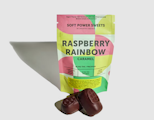 Soft Power Sweets | Mini Candy Bar | Raspberry Rainbow | 2 pack 50mg