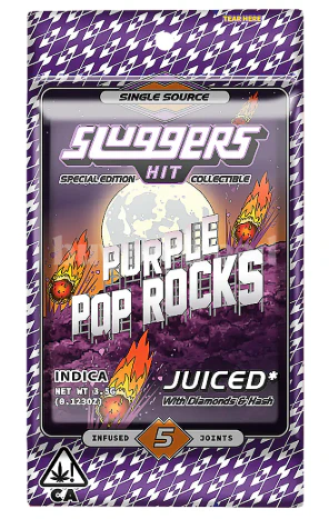 Sluggers Hit - Sluggers - Preroll - Infused - Purple Pop Rocks - 5 Pack Main Image