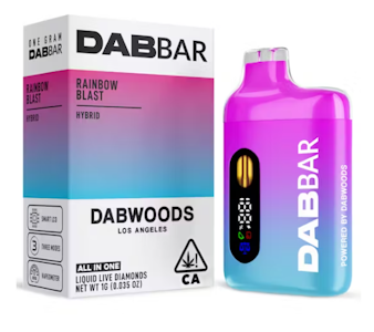 Dabwoods - RAINBOW BLAST | 1g | DAB BAR 2.0 LIQUID DIAMONDS | DABWOODS