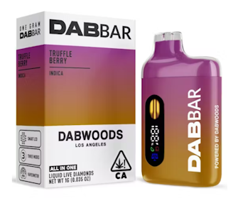 Dabwoods - TRUFFLE BERRY | 1g | DAB BAR 2.0 LIQUID DIAMONDS | Dabwoods