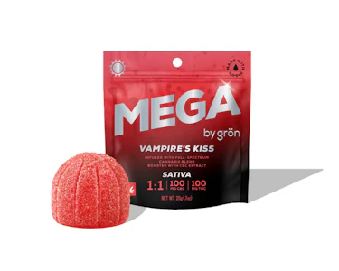 Grön Edibles - Vampire Kiss 1:1 CBC:THC Mega