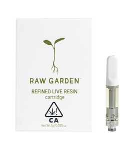 RAW GARDEN - 1g Raw Garden Refined Live Resin™ Cartridge - PB Souffle 84%