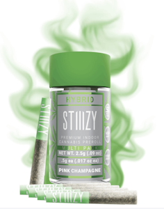 Stiiizy 40's - Pink Champagne - Naked Multi-Prerolls - 5pk 2.5g