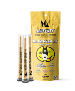 WEST COAST CURE - WCC Balanced AF (H) Infused Preroll 3pk 3.6g