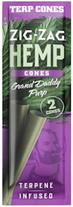 Zig-Zag Hemp Cones | Grand Daddy Purp 2pk