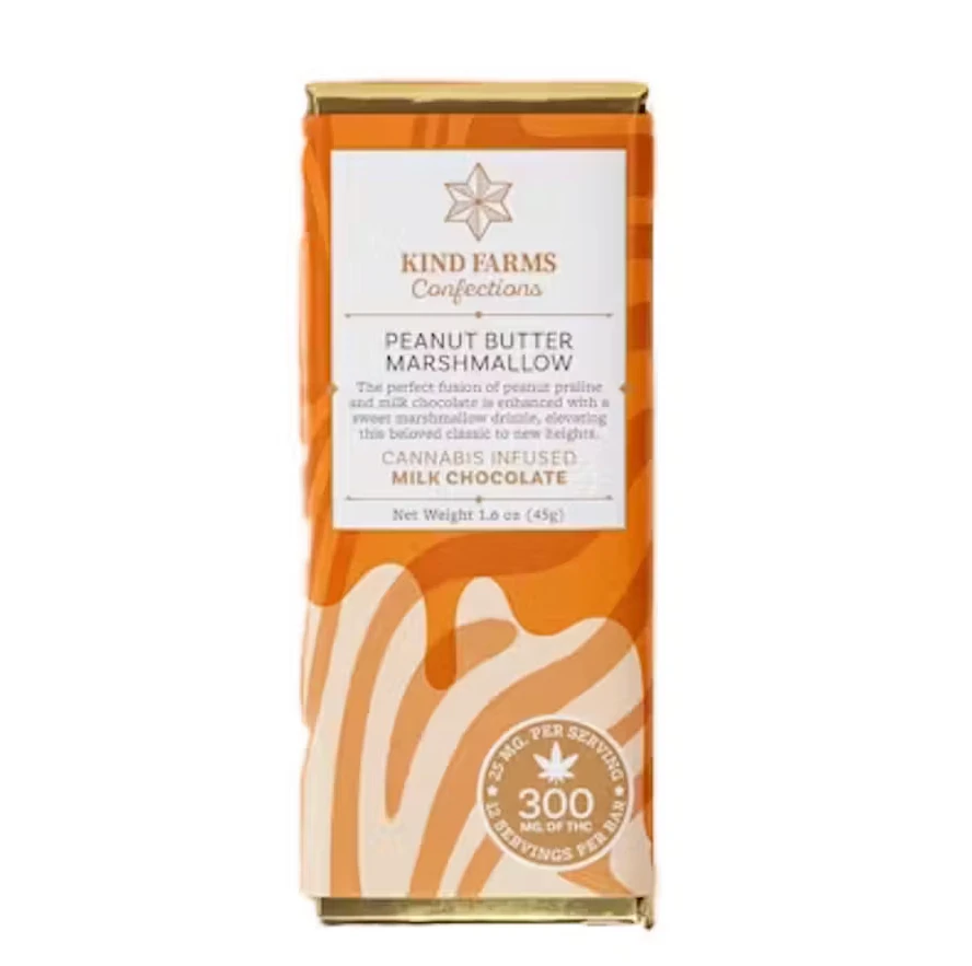 Kind Farms Reserve - Peanut Butter Marshmallow Chocolate Bar | 200mg Main Image