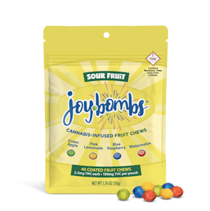Joy Bombs - Joy Bombs | Sour Fruit Chews | 100mg