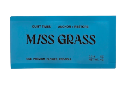MISS GRASS - Miss Grass | Sparks | Quiet Times | 0.4G