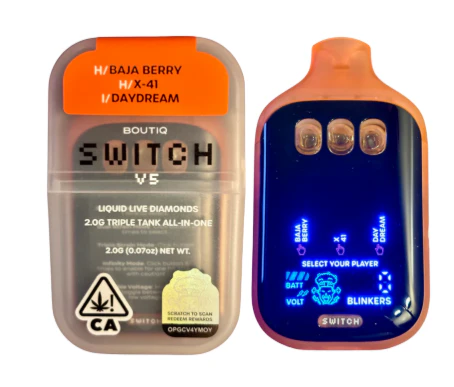 Boutiq - Baja Berry H/X-41 H/ Day Dream I - 2g Triple Tank Disposable V5 (Boutiq) Main Image
