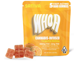 Whoa - WHOA | Tangerine Gummy 5 Packs 100MG