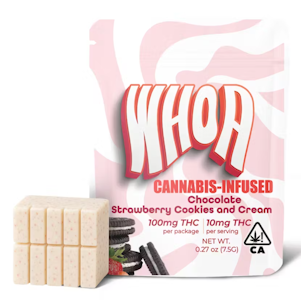 Whoa - WHOA | Strawberry Cookies and Cream Chocolate Bite 100MG