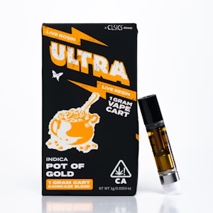 Ultra - Pot of Gold - Live Rosin/Live Resin Vape Cartridge 1g
