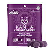 KANHA | NANO | Galactic Grape | Indica | 100mg THC | 10-pack