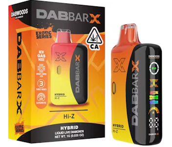 Dabwoods - DABWOODS - Hi-Z - Exotic - RTU - 1g