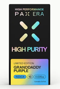PAX - PAX - High Purity - Grandaddy Purple - 1G Pod