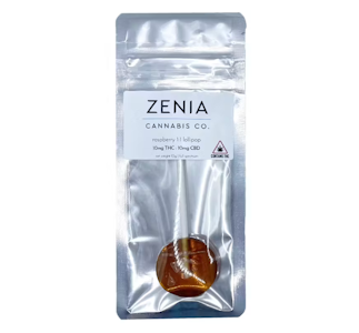 Zenia Cannabis Co. - Raspberry 1:1 Lollipop | 10mg