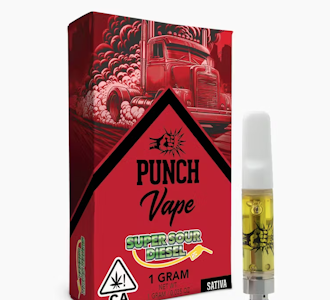 PUNCH EDIBLES & EXTRACTS - Punch 1G Super Sour Diesel Cartridge