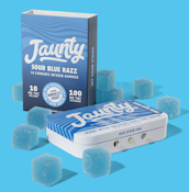 Jaunty - Live Rosin - Sour Blue Razz - 100mg - Edible