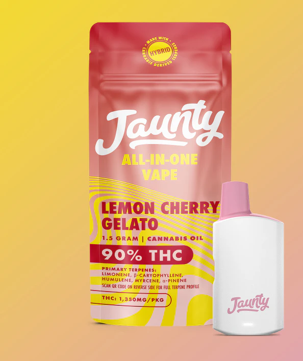 Jaunty - Jaunty | Disposable | AIO Vape - Lemon Cherry Gelato | 1.5g Main Image