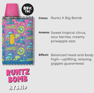 WAVVY - WAVVY Runtz Bomb AIO 1g