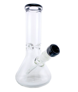 Glass - Black Bowl Piece Beaker Bong