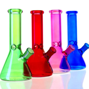 Glass - Colored Large Beaker Bong