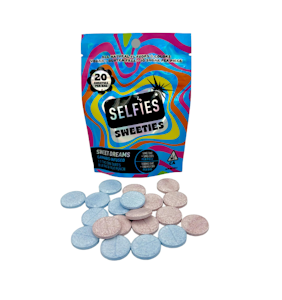 SELFIES - Selfies Sweeties Sweet Dreams Blue Raz & Fruit Punch 1:1 THC/CBN