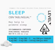 LEVEL 100mg CBN Sleep Tablet 20pk