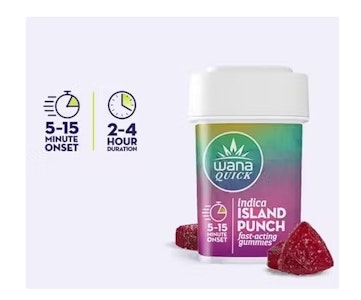 Wana Edibles - WANA | Quick | Island Punch | 100MG