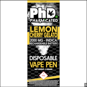 PhD - 2G Disposable - Lemon Cherry Gelato (Indica)