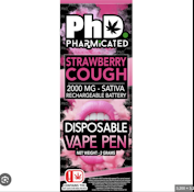 PhD - 2G Disposable - Strawberry Cough (Sativa)