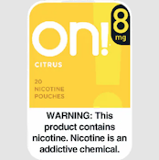 ON! | 8mg Nicotine Pouches | Citrus