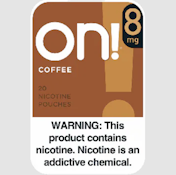 ON! | 8mg Nicotine Pouches | Coffee
